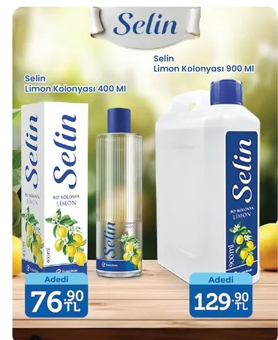 Selin Limon Kolonyası 400 Ml