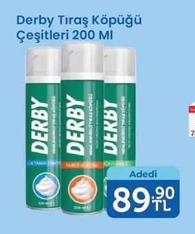Derby Tıraş Köpüğü Çeşitleri 200 Ml