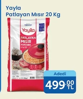 Yayla Patlayan Mısır 20 Kg