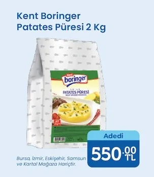 Kent Beringer Patates Püresi 2 Kg