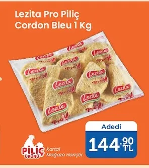 Lezita Pro Piliç Cordon Bleu 1 Kg