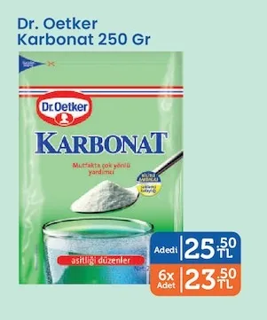 Dr. Oetker Karbonat 250 Gr
