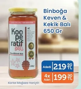 Binboğa Keven & Kekik Balı 650 Gr