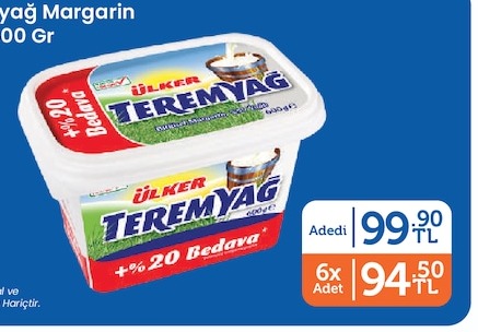 Ülker Teremyağ Margarin 500 Gr