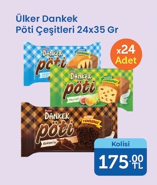 Ülker Dankek Pöti Çeşitleri 24X35 Gr