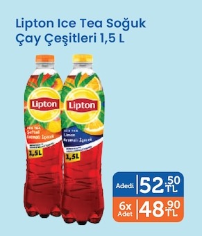 Lipton Ice Tea Soğuk Çay Çeşitleri 1,5 L