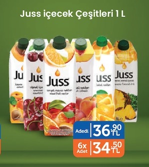Juss İçecek Çeşitleri 1 L