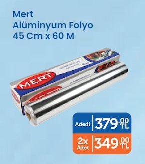 Mert Alüminyum Folyo 45 Cm X 60 M