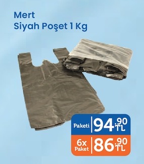 Mert Siyah Poşet 1 Kg