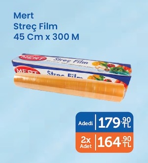 Mert Streç Film 45 Cm X 300 M