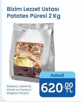 Bizim Lezzet Ustası Patates Püresi 2 Kg