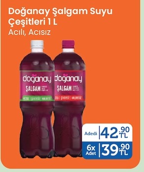 Doğanay Şalgam Suyu Çeşitleri 1 L