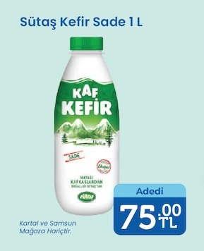 Sütaş Kefir Sade 1 L