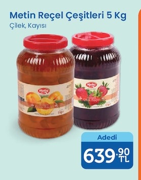 Metin Reçel Çeşitleri 5 Kg
