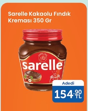 Sarelle Kakaolu Fındık Kreması 350 Gr