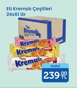 Eti Kremalı Çeşitleri 24X61 Gr
