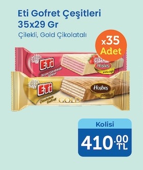 Eti Gofret Çeşitleri 35X29 Gr