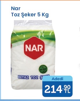 Nar Toz Şeker 5 Kg