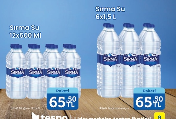 Sirma Su 12X500 Ml