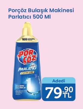 Porçöz Bulaşık Makinesi Parlatıcı 500 Ml
