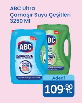 Abc Ultra Çamaşır Suyu Çeşitleri 3250 Ml