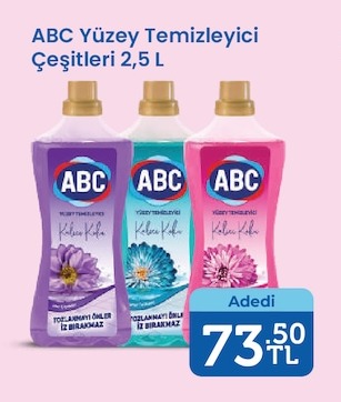 Abc Yüzey Temizleyici Çeşitleri 2,5 L
