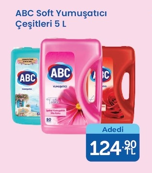 Abc Soft Yumuşatıcı Çeşitleri 5 L