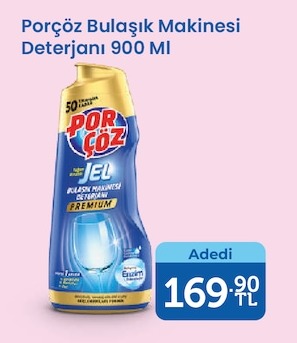 Porçöz Bulaşık Makinesi Deterjanı 900 Ml