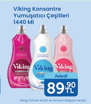 Viking Konsantre Yumuşatıcı Çeşitleri 1440 Ml
