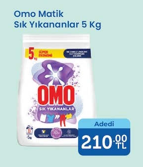 Omo Matik Sık Yıkananlar 5 Kg