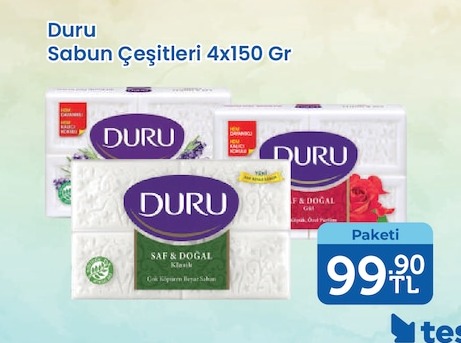 Duru Sabun Çeşitleri 4X150 Gr