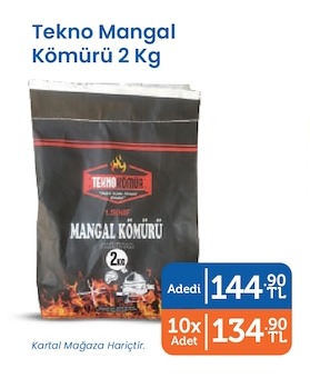 Tekno Mangal Kömürü 2 Kg