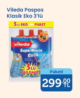 Vileda Paspas Klasik Eko 3'Lü Paket