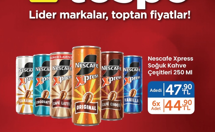 Nescafe Xpress Soguk Kahve Cesitleri 250 Ml