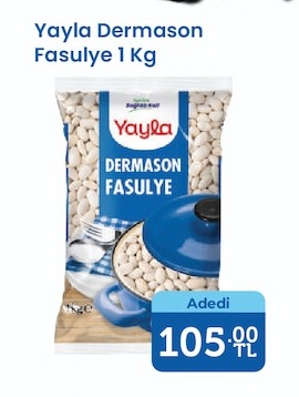 Yayla Dermason Fasulye 1 Kg