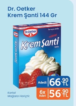 Dr. Oetker Krem Şanti 144 Gr