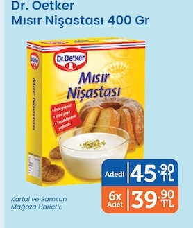 Dr. Oetker Mısır Nişastası 400 Gr