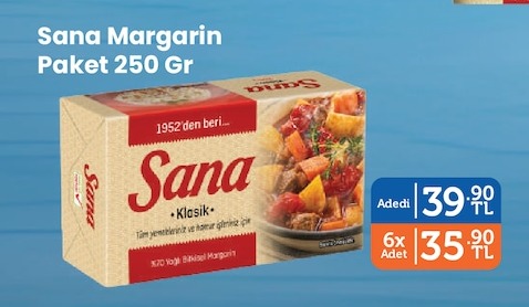 Sana Margarin Paket 250 Gr