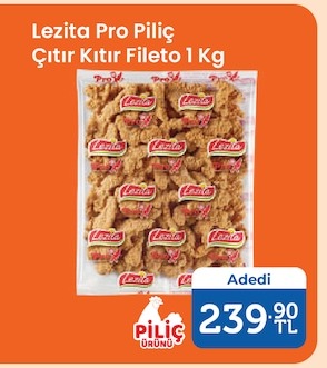 Lezita Pro Piliç Çıtır Kıtir Fileto 1 Kg