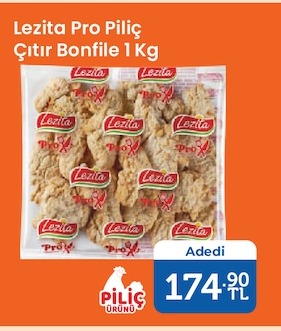 Lezita Pro Piliç Çıtır Bonfile 1 Kg