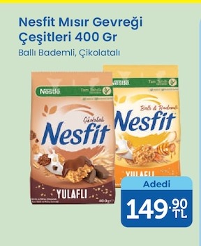 Nesfit Mısır Gevreği Çeşitleri 400 Gr