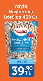 Yayla Haşlanmış Börülce 400 Gr