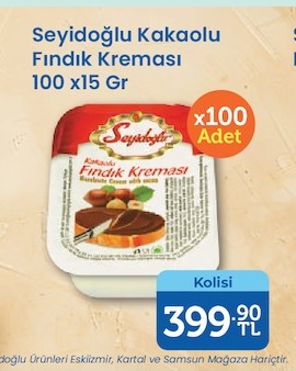 Seyidoğlu Kakaolu Fındık Kreması 100X15 Gr