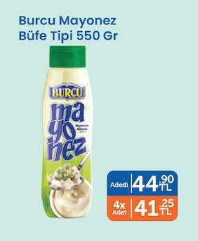 Burcu Mayonez Büfe Tipi 550 Gr