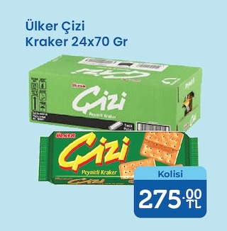 Ülker Çizi Kraker 24X70 Gr