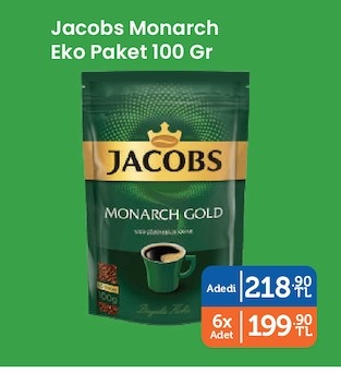 Jacobs Monarch Gold Eko Paket 100 Gr