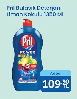 Pril Bulaşık Deterjanı Limon Kokulu 1350 Ml