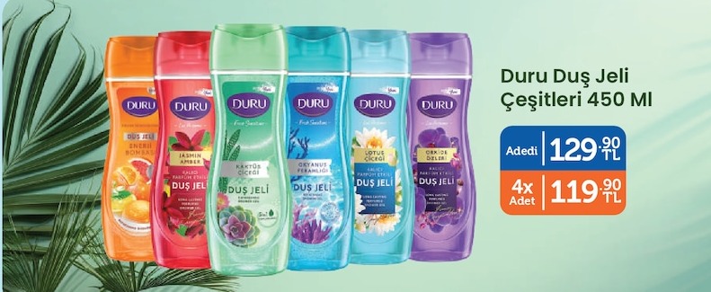 Duru Duş Jeli Çeşitleri 450 Ml