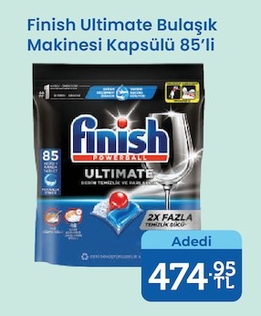 Finish Ultimate Bulaşık Makinesi Kapsülü 85'Li