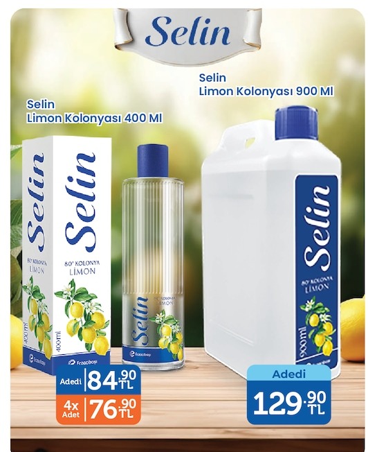 Selin Limon Kolonyası 400 Ml